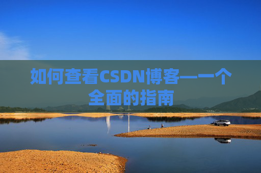 如何查看CSDN博客—一个全面的指南